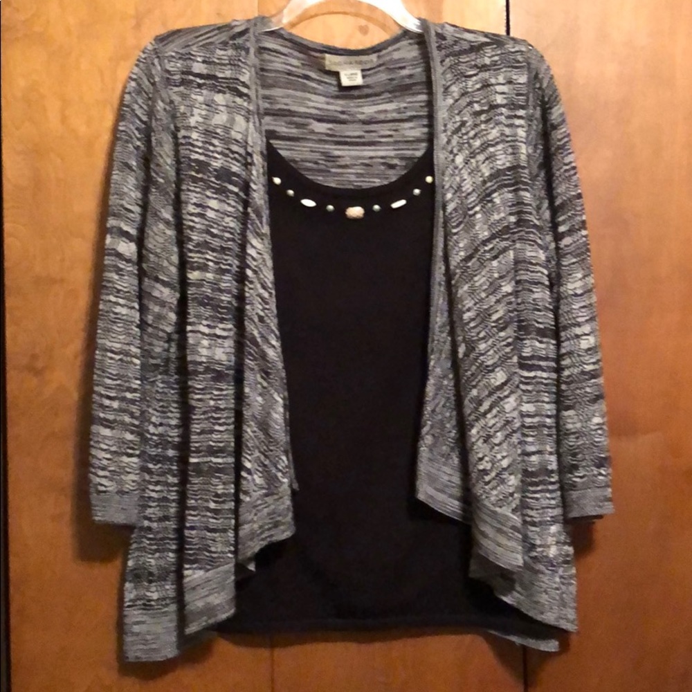 Sweater with built-in tank